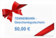 * TENNEMANN - Geschenkgutschein € 50,00