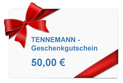 * TENNEMANN - Geschenkgutschein  50,00
